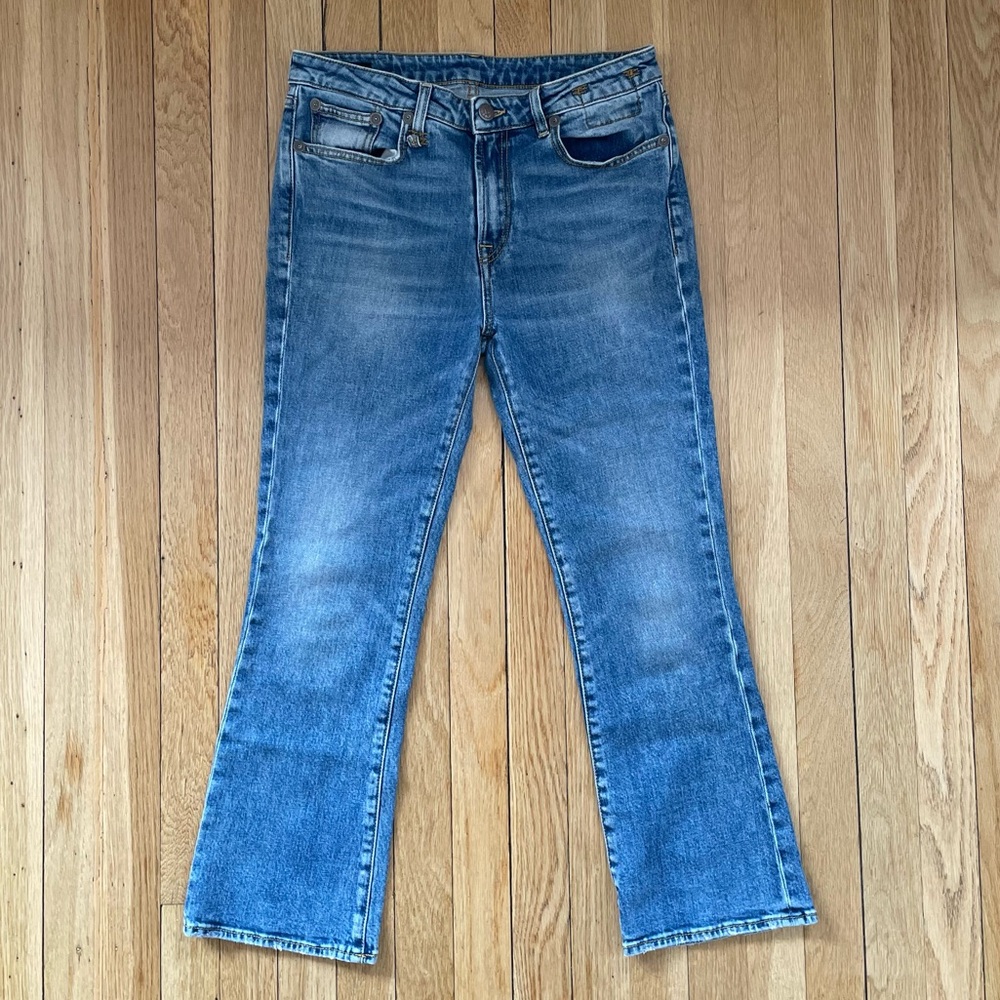 R13 Kick Fit Jeans in Jasper Stretch - Size 28